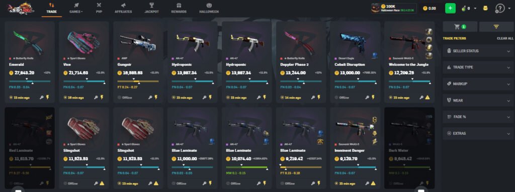 CSGORoll CS2 trading platform